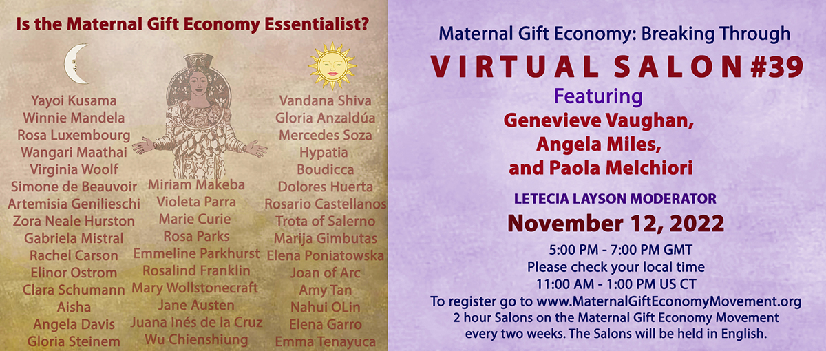 Salon #39 - Is the Gift Economy Essentialist?