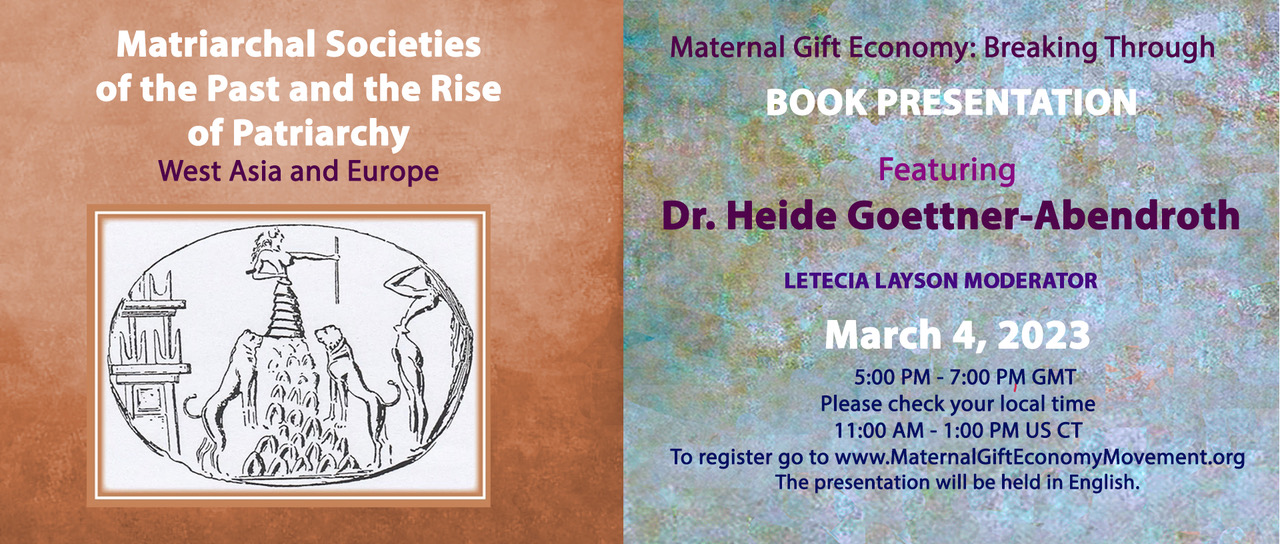 Book presentation with Dr. Heide Goettner-Abendroth